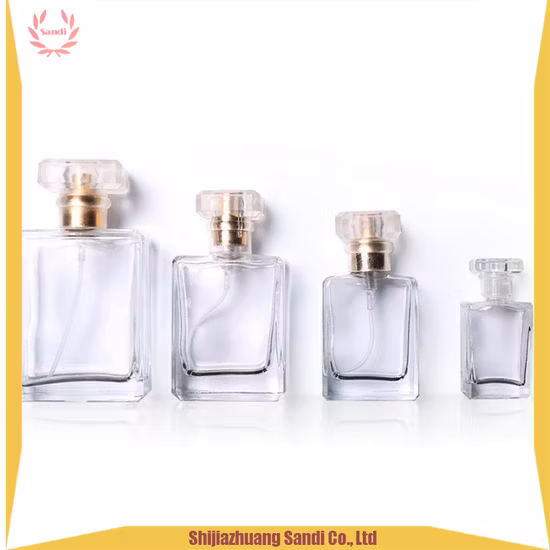 50 ml runde kobaltblaue Sprühflasche aus Glas, leere Glasspray-Parfümflaschen