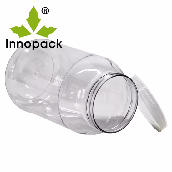 Fabrik 1L 3L 5L 7,5L Pet Clear Shining Jar für Proteinpulver