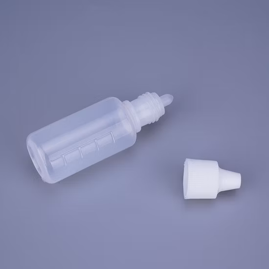 60 ml Kunststoff-Flasche aus weichem LDPE mit scharfer Öffnung für Augentropfen