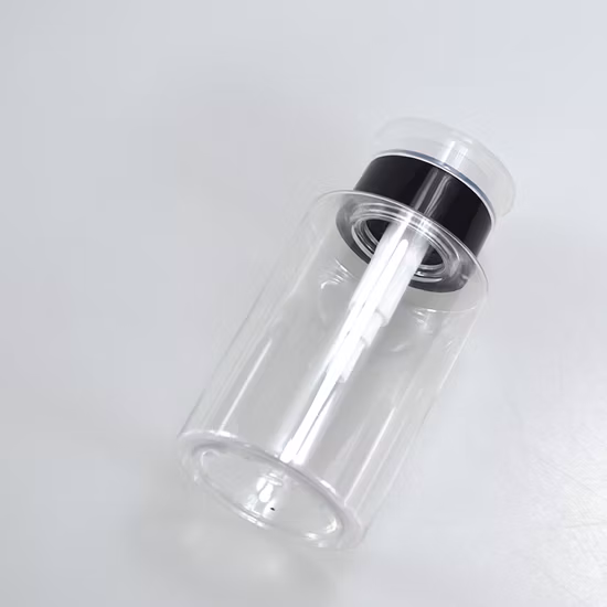 150 ml 33 Neck Pet Cosmetic Augennagellack Presspumpe Make-up-Entferner-Flasche zur Reinigung